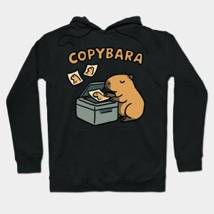 Copybara Capybara Funny Animal Pun Meme Hoodie